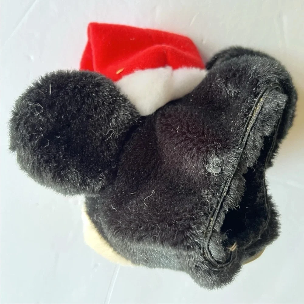 Mickey Mouse Santa Door Knob Cover Plush Walt Disney World Disneyland Korea Vntg